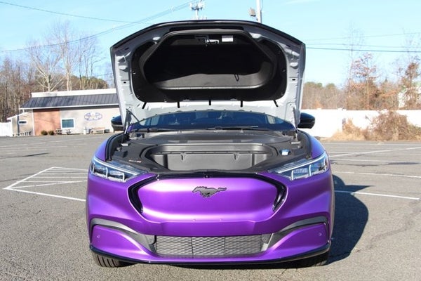 2023 Ford Mach-E AAF Customs Satin Purple Wrap in Paramus, NJ - All American Ford of Paramus