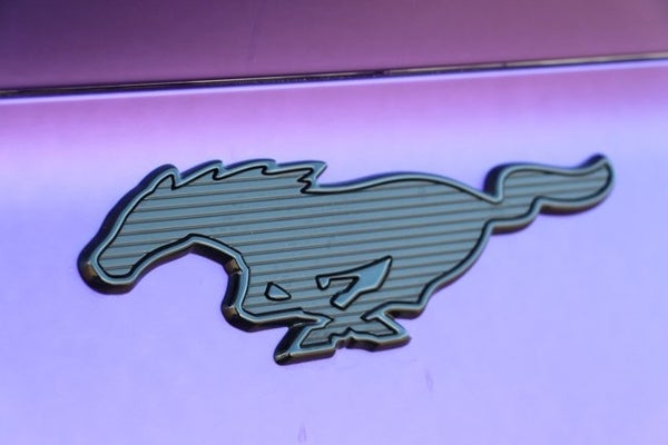 2023 Ford Mach-E AAF Customs Satin Purple Wrap in Paramus, NJ - All American Ford of Paramus