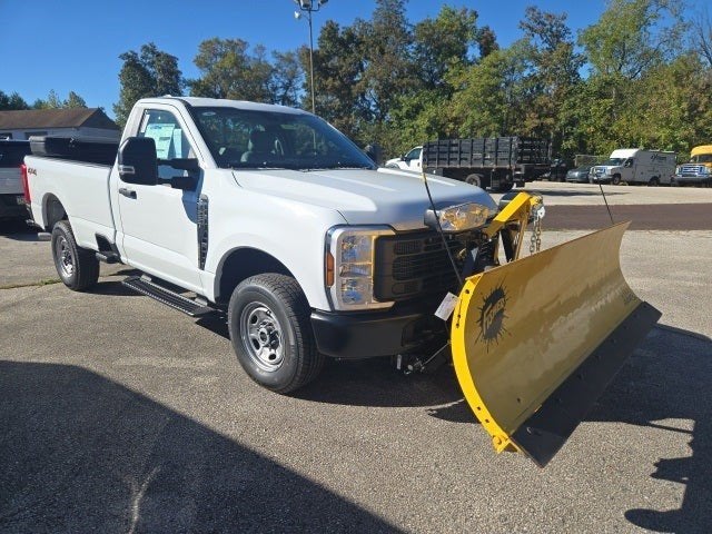 2026 Ford Plow Truck F-250 4x4 Reg Cab 8 FT Fisher Snowplow with Salt Spreader