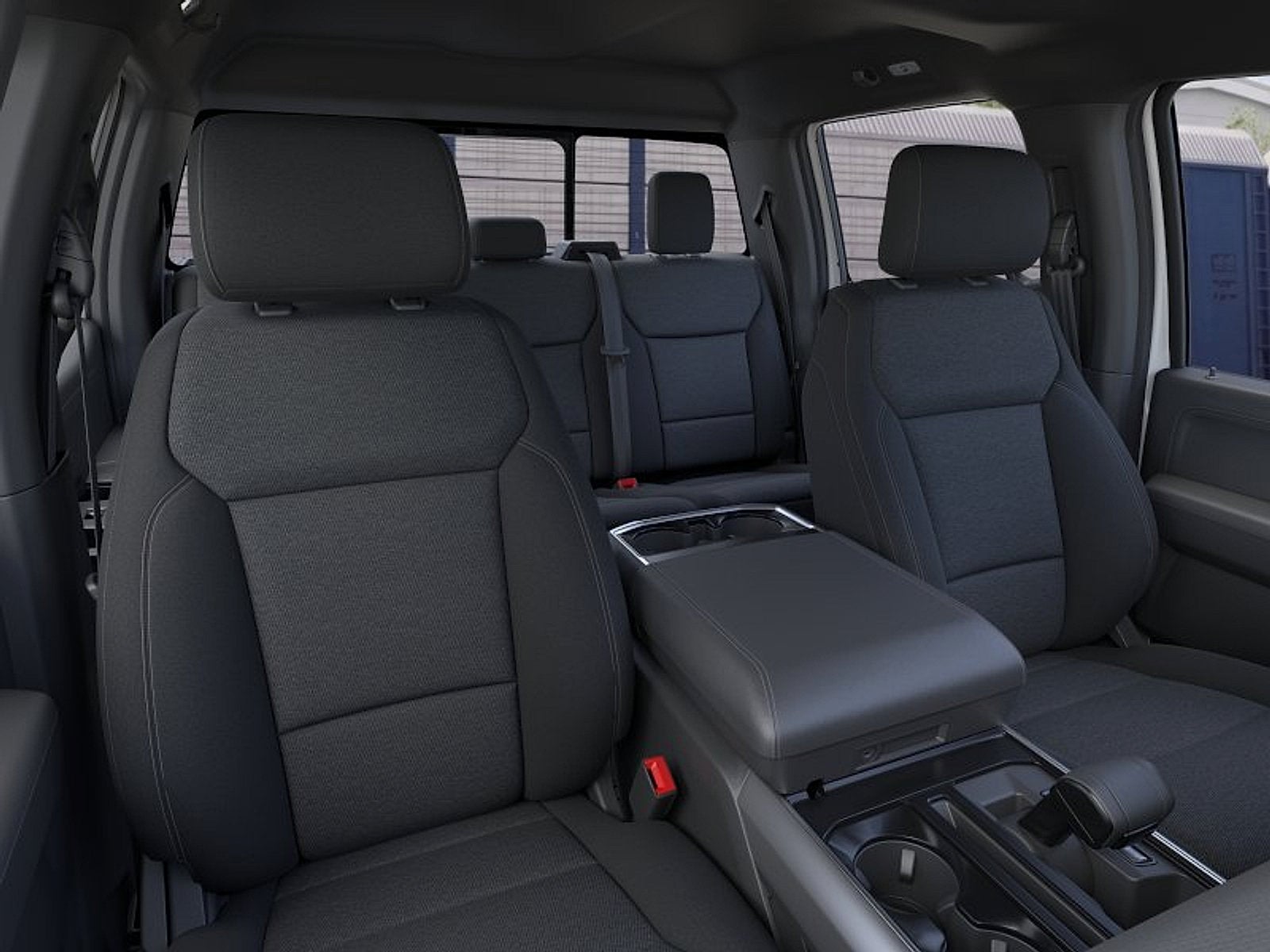 2026 Ford F-150 front and rear seating interior