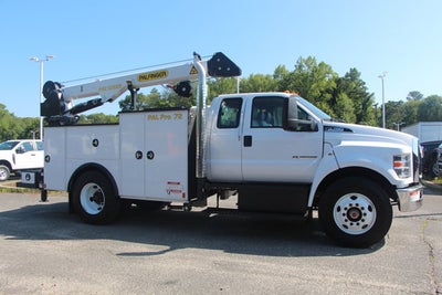 2024 Ford Open Service Utility 11 FT Crane Super Cab F750 4x4