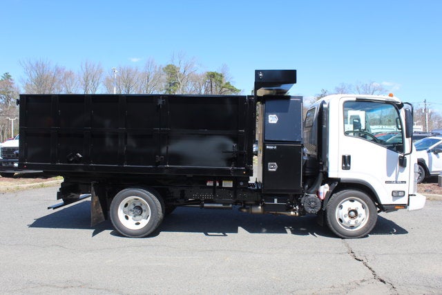 2026 Isuzu Landscape Dump NPR 12 FT Steel Landscape Body with Steel Backpack