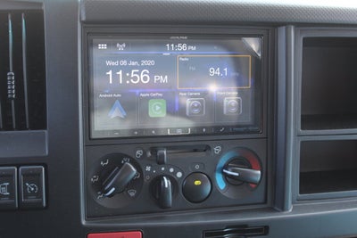 2026 Isuzu Landscape Dump NPR 12 FT Steel Landscape Body with Steel Backpack