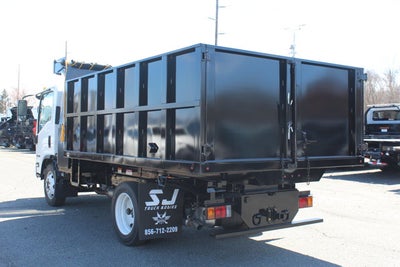 2026 Isuzu Landscape Dump NPR 12 FT Steel Landscape Body with Steel Backpack