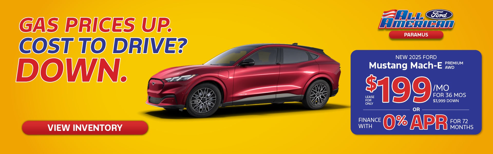 Gas prices up. Cost to Drive? Down.