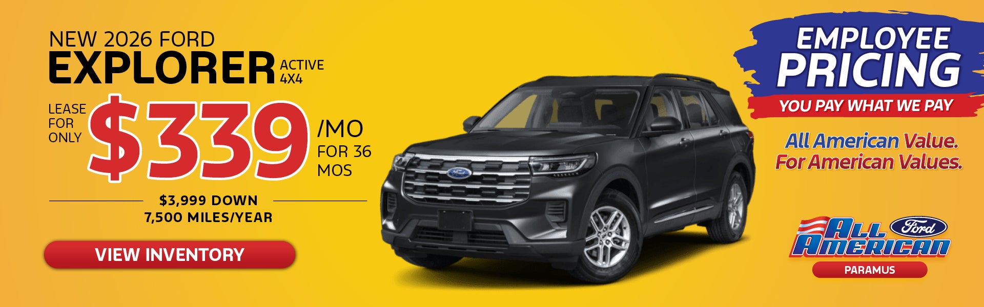 2026 Ford Explorer Active 4x4