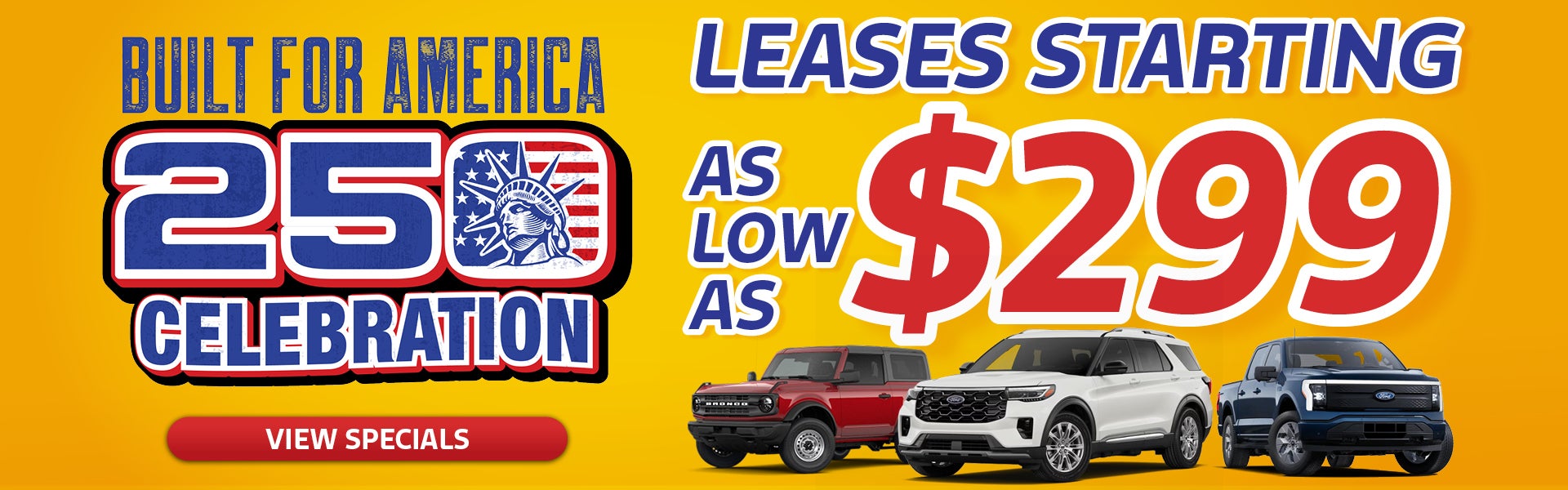 Leases starting as low as $299