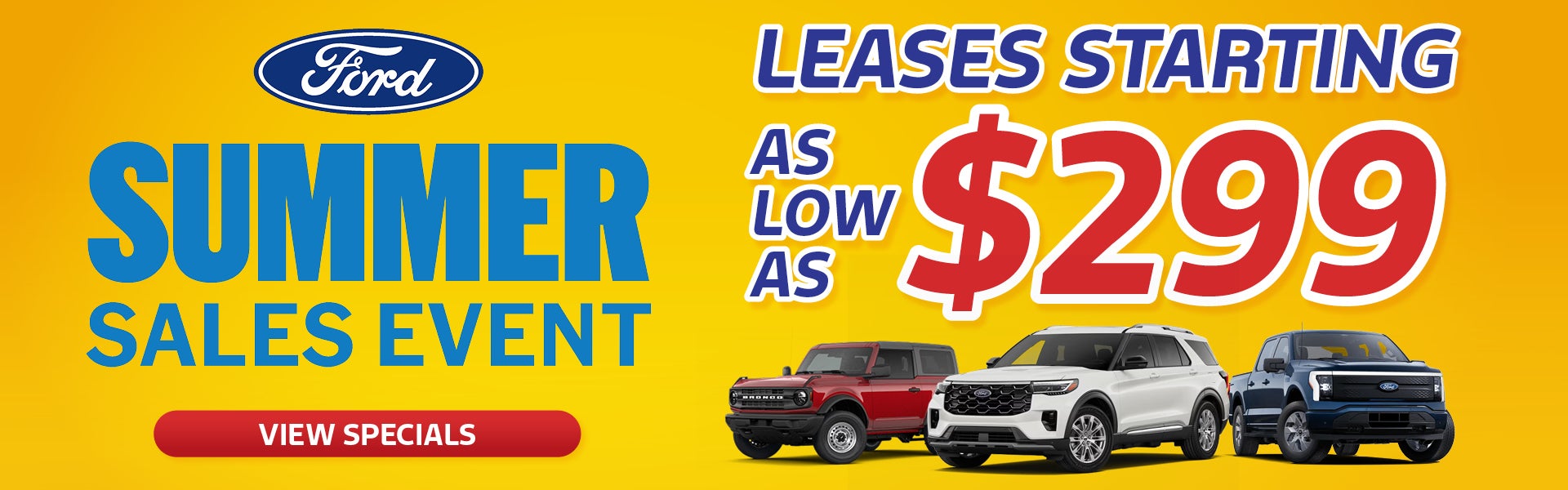 Leases starting as low as $299