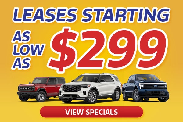 Leases Starting as Low as $299