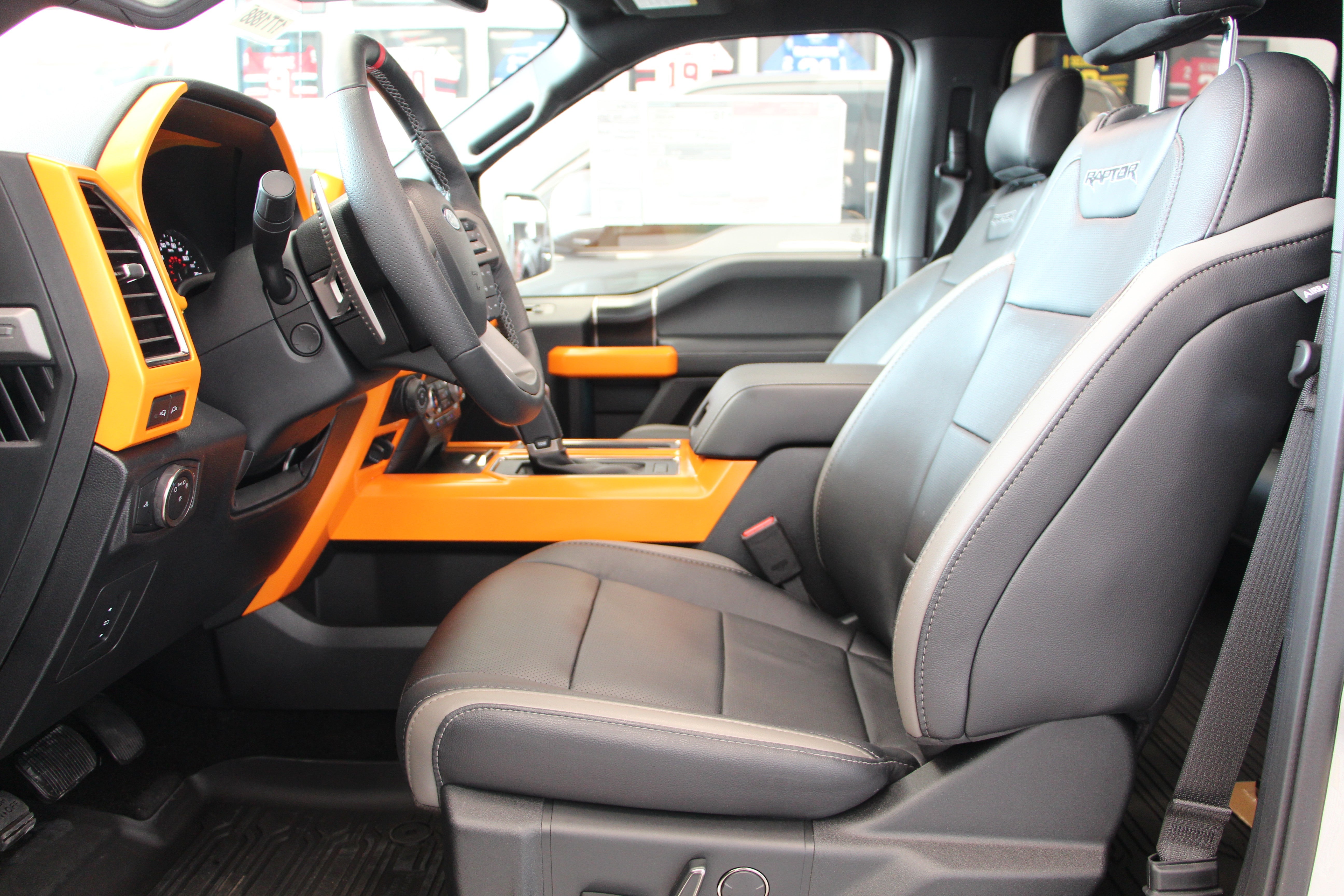 Gray Interior with Orange Accents at All American Ford of Paramus in Paramus NJ