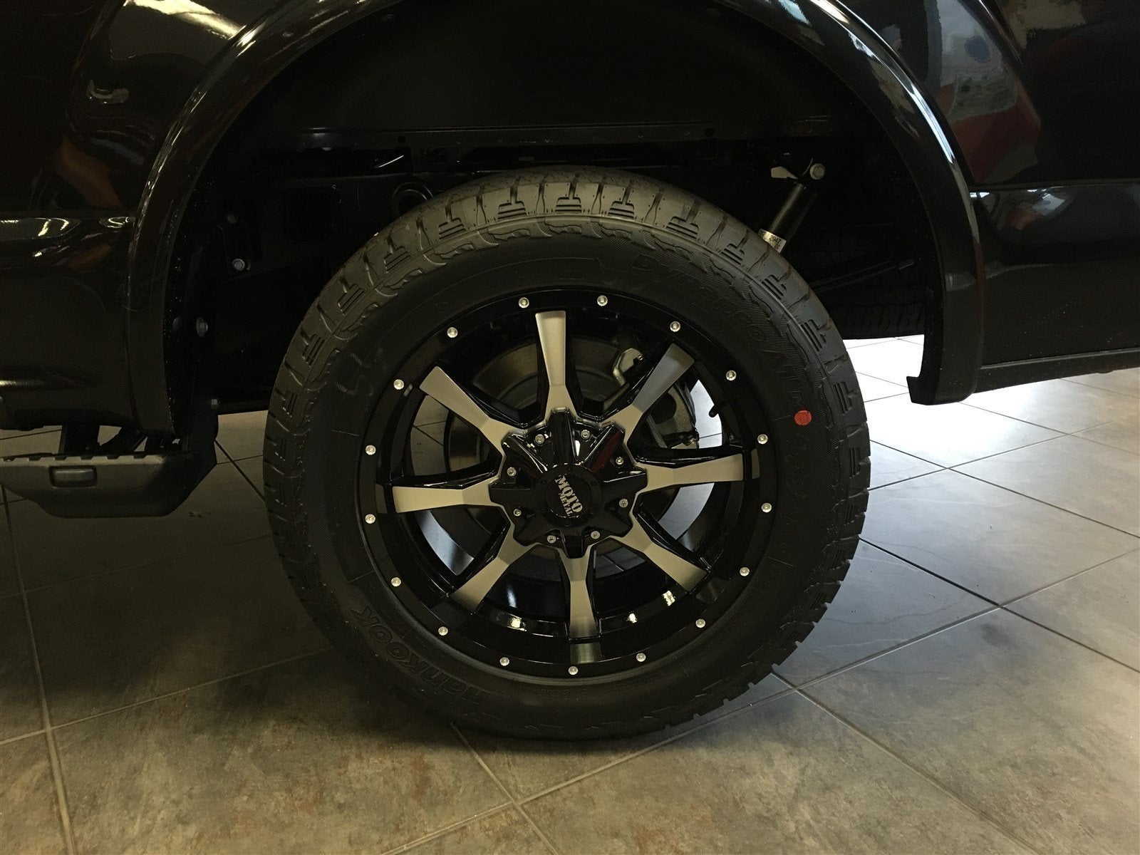 Custom Black and Silver Rims at All American Ford of Paramus in Paramus NJ