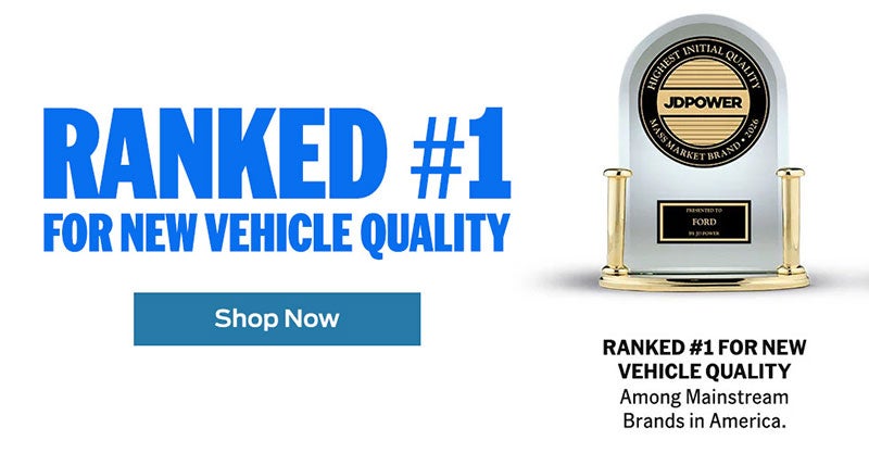 Ranked #1 for New Vehicle Quality