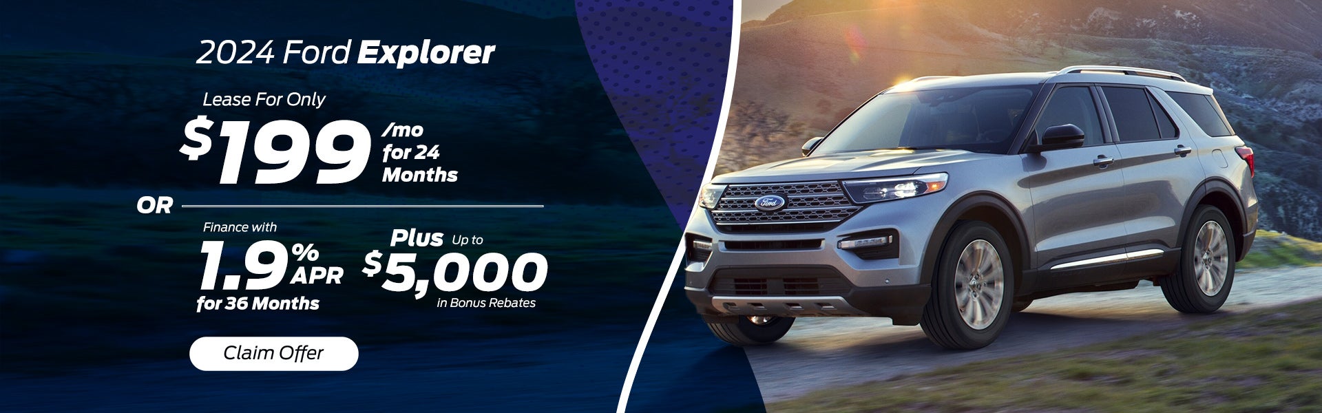 Lease or Finance a New Explorer