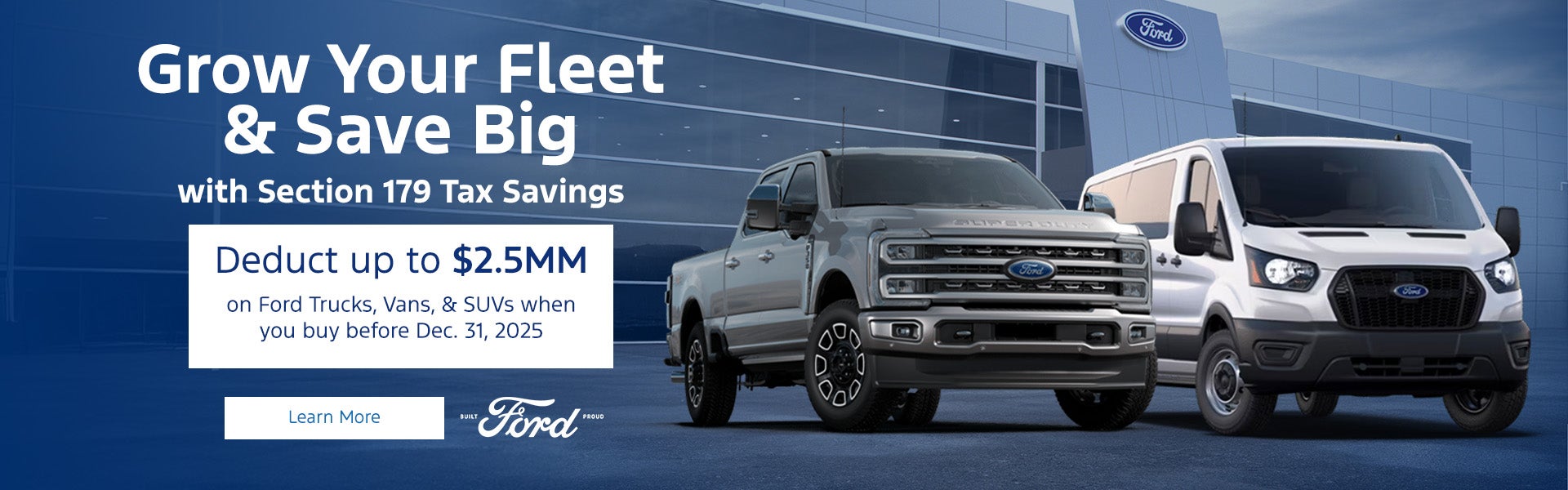 Huge Savings with Section 179 Tax Deduction 